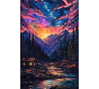 Sky Mountain Jungle 200 Piece Jigsaw Puzzles for Adults, Challenging and Brainteasing, Difficult Puzzles, Puzzle 200 Pieces