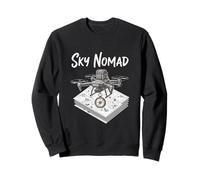 Sky Nomad Drone Flying Explorer With Compass Sweatshirt
