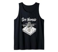 Sky Nomad Drone Flying Explorer with Compass Tank Top