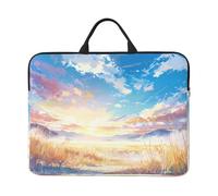 Sky Patterned Laptop Sleeve Bag, 17 Inch Shockproof Laptop Sleeve, Slim Laptop Bag