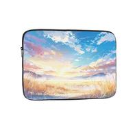 Sky Patterned Laptop Sleeve Bag, 17 Inch Shockproof Slim Laptop Bag Briefcase Carrying Laptop Cover
