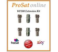 Sky Plus HD F Connector/Joiner Repair Kit for Twin Satellite Cable! Repair Kit