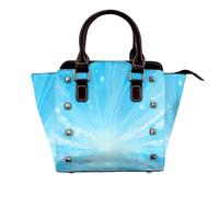 Sky Realm This stylish shoulder bag can be carried by hand or worn crossbody and is suitable for various occasions.