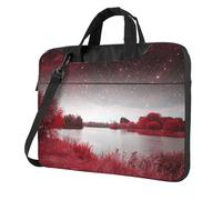 Sky Red Landscape Printed Waterproof Laptop Case Ultra-Thin Portable One-Shoulder Laptop Bag 600d Oxford 13in/14in/15.6in