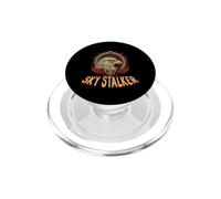 Sky Stalker Majestic Bird Watcher Emblem PopSockets PopGrip for MagSafe