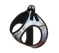 Sky Through The Tree Adjustable Reflective Harness Leash Set For Cats And Dogs, Soft Breathable Mesh Vest With Escape-Proof Design For Small Pets