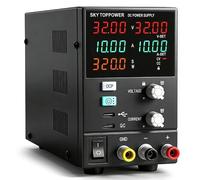 SKY TOPPOWER DC Power Supply Variable,0-32V 0-10A,Type C,PC Programmable