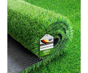 Sky Tosca Artificial Grass, Weatherproof Outdoor Rug, Pile Height: 35 mm, 100 x 100 cm