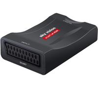 Sky Vision SCART to HDMI Converter Box Upscale AV to 1080p HD EU + UK Adapters