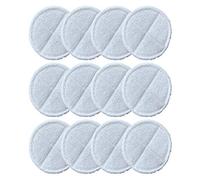 sky-w Soft Touch Mop Pads Replacement for Bissell Spinwave 2039A, 2124, 2039, 20391 Powered Hard Floor Mop (White, Pack of 12)