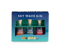 Sky Wave Distilling Company - Miniatures Gift Box - 50ml x 3 Gift Box - Includes World's Best Contemporary Gin - Award Winning Gin Collection - Handcrafted Micro-Batch Craft - Spirit of Oxfordshire