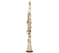 SKY White ABS Bb Clarinet with Case, Mouthpiece, 11 Reeds, Care kit and more