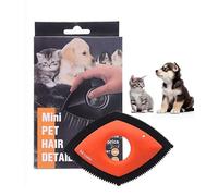 SKYANA Reusable Cat Dog Pet Fur Hair Remover Detailer Brush for Car Interior and Auto Detailing, Couch, Furniture, Washable and Reusable in Orange