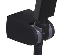 Skybath Black Adjustable ABS Shower Holder Wall Mounted for Hand Held Shower Head Set