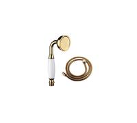 Skybath Shower Head Traditional Victorian Style Golden Handheld Shower Sprayer and 59 Inch Hose