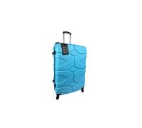 (SkyBlue, Extra Large) Hampton & Stewart Hard Shell Extra Large Suitcase