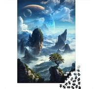 Skyborne Peaks Horizon 1000-Piece Puzzle for Adults, 70x50cm/1000pcs, White Card Pieces for Easy Sorting; to Complete Gradually over A Weekend