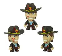 Skybound Minis Series 1 - Articulated 3" 8cm Collectible Figures - Bloodied Rare Rick Grimes - From The Walking Dead