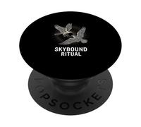 Skybound Ritual Falconer Falcon Lover Falconry Enthusiast PopSockets Adhesive PopGrip