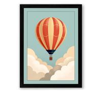 Skybound Wonder Modern Framed Wall Art Print A3 (42×29.7cm) Black, Wall Decor for Living Room, Bedroom, Office & Home, Ready to Hang, Art Gift