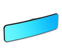 SkycropHD Anti Glare Rear View Mirror for Car, Clip on Wide Angle Panoramic Rearview Mirror Eliminate Blind Spots - Convex, Blue