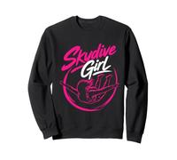 Skydive Girl Skydiving Girls Extreme Sport Parachute Sweatshirt