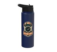 Skydiving Altimeter Canopy Parachute Jump Gift Stainless Steel Insulated Water Bottle