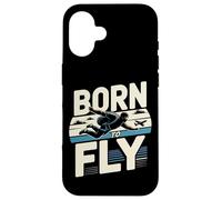 Skydiving Born To Fly Born To Fly Case for iPhone 16