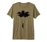 Skydiving Cloud Sky Diving Diver Skydiver Premium T-Shirt