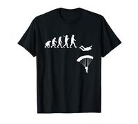 Skydiving Evolution T-Shirt - Skydiver Parachuting Tee Shirt T-Shirt