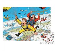 Skydiving Parachute Fail Wooden Jigsaw Puzzle Waterproof 1000 Piece Puzzles for Adults Gifts Impossible Educational Games