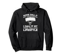 Skydiving Parachuting - Sky Surfing Skydiver Pullover Hoodie