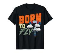 Skydiving Retro Vintage Born to Fly T-Shirt