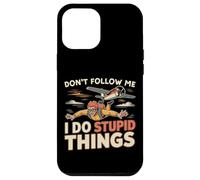 Skydiving Retro Vintage Don't Follow Me I Do Stupid Things Case for iPhone 12 Pro Max