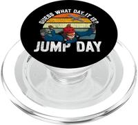Skydiving Retro Vintage Guess What Day It Is Jump Day PopSockets PopGrip for MagSafe