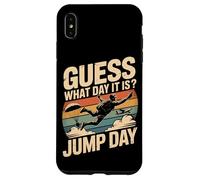 Skydiving Retro Vintage It Is Jump Day Guess What Day It Is Case for iPhone XS Max