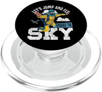 Skydiving Retro Vintage Let's Jump And Fly Through The Sky PopSockets PopGrip for MagSafe