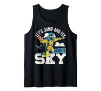 Skydiving Retro Vintage Let's Jump and Fly Through The Sky Tank Top