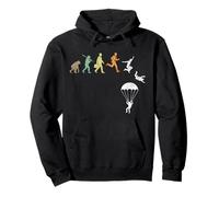 Skydiving Retro Vintage Parachute Paraglide Pullover Hoodie