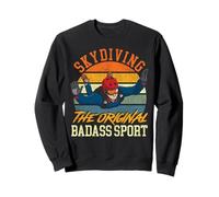 Skydiving Retro Vintage Skydiving The Original Badass Sport Sweatshirt