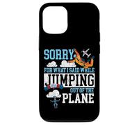 Skydiving Retro Vintage Sorry For What I Said While Jumping Case for iPhone 12/12 Pro
