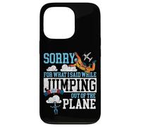 Skydiving Retro Vintage Sorry For What I Said While Jumping Case for iPhone 13 Pro