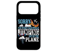 Skydiving Retro Vintage Sorry For What I Said While Jumping Case for iPhone 17 Pro Max