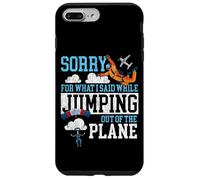 Skydiving Retro Vintage Sorry For What I Said While Jumping Case for iPhone 7 Plus/8 Plus