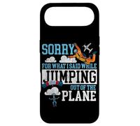 Skydiving Retro Vintage Sorry For What I Said While Jumping Case for iPhone Air