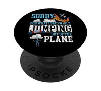 Skydiving Retro Vintage Sorry For What I Said While Jumping PopSockets Adhesive PopGrip