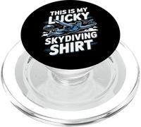Skydiving This Is My Lucky Sky Diving Shirt This Is My Lucky PopSockets PopGrip for MagSafe