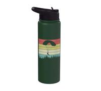 Skydiving Vintage Sky Diving Diver Skydiver Stainless Steel Insulated Water Bottle