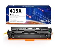 Skydo 415X Toner Black, With Chip, High Yield, Compatible for HP W2030X 415X Laserjet Toner Cartridge Compatible for HP Color LaserJet Pro M454dn M454dw MFP M479dw M479fdn M479fdw Printer (1-Black)