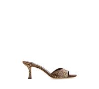 Skye 70 Mules - female - Jimmy Choo - Heeled Mules - Brown - 6 UK - Shoes 6 UK